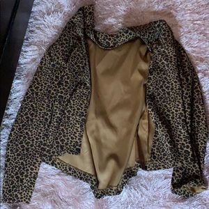Cheetah blazer